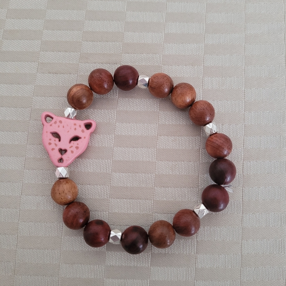 ♥️Handmade leopard bracelet